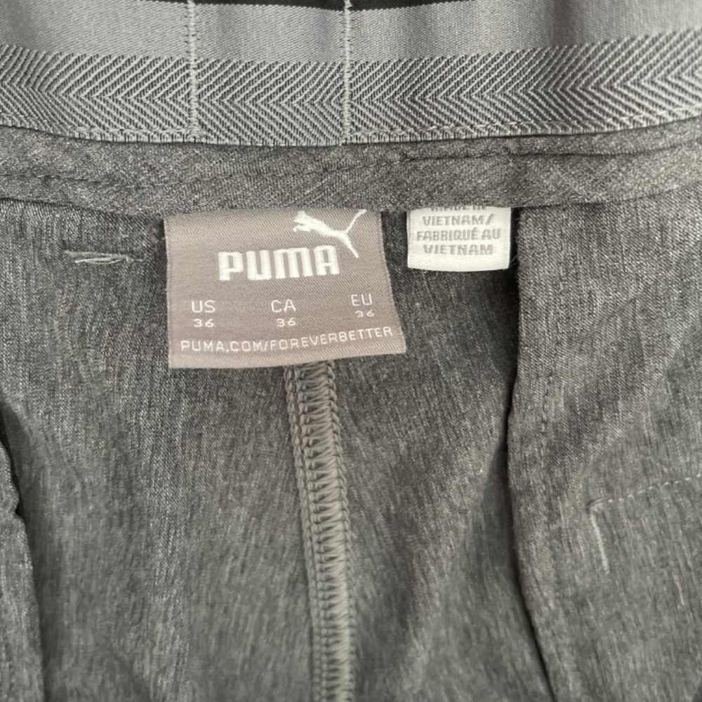 Men’s Puma Golf Heather Gray 8 Inch Inseam Dealer Shorts Waist Size 36 - Picture 5 of 9